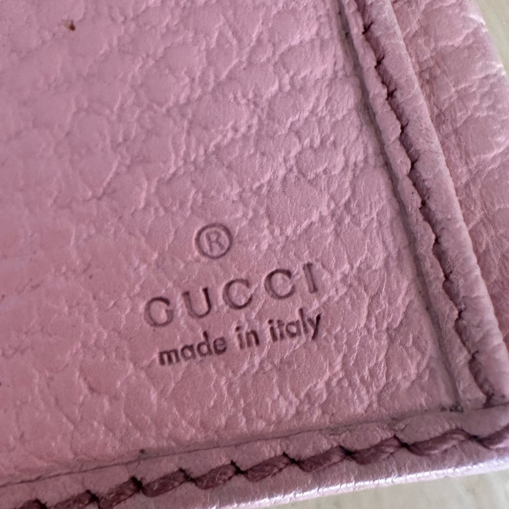 Gucci Pink Bamboo wallet - Picture 6 of 10